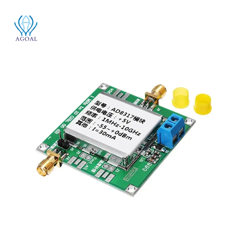 DC AD8317 радиочастотный логарифмический детектор измеритель мощности 1 м-10000 МГц-55