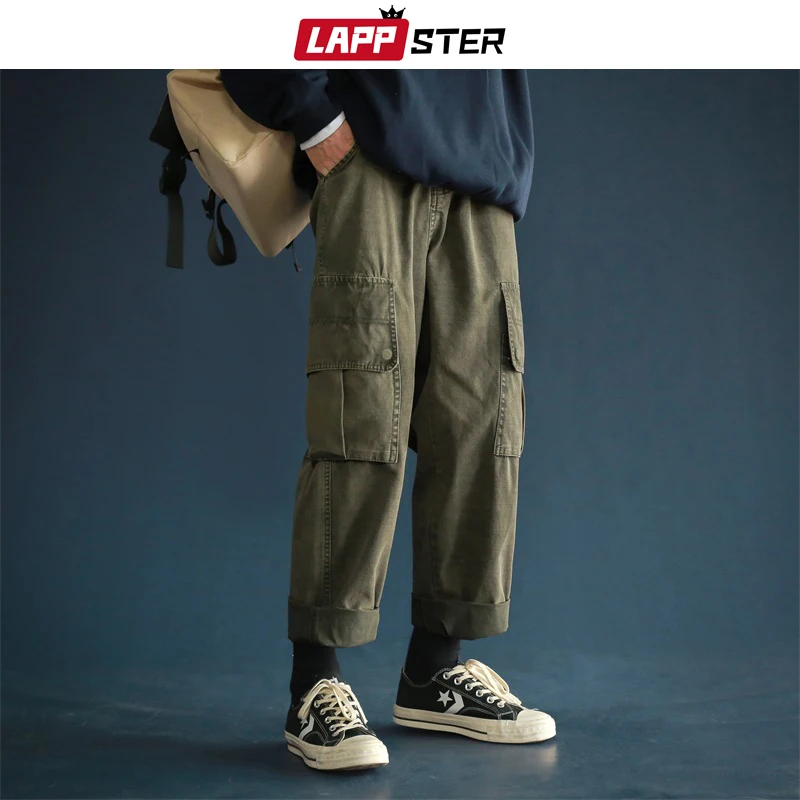 LAPPSTER Мужские Streetwear бегуны Брюки 2019 Mens Hip Hop Black Тренировочные штаны мужчины