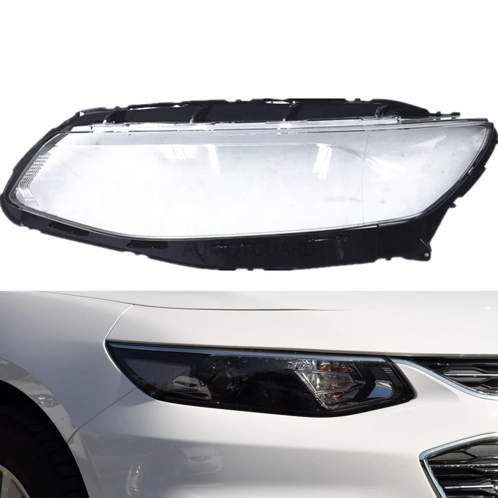 Car Headlight Lens For Chevrolet Malibu XL 2016 2017 2018 Headlamp Lens Car Headlight  Lens Replacement Auto Shell Cover