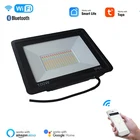 100-240 в 100 Вт Tuya Wifi умный прожектор светодиодный RGB открытый водонепроницаемый настенный светильник умный прожсветильник садовый ландшафсветильник льник