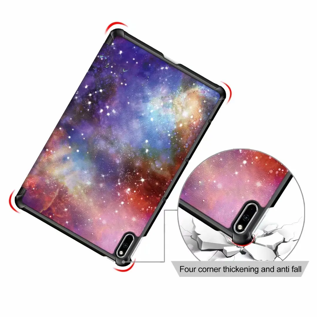 Чехол для Huawei Matepad 10 4 складной Магнитный защитный чехол из искусственной кожи
