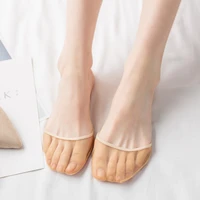 women ship socks high heeled shoes hosiery for half a peep toe cushions invisible silicone antiskid stealth palm