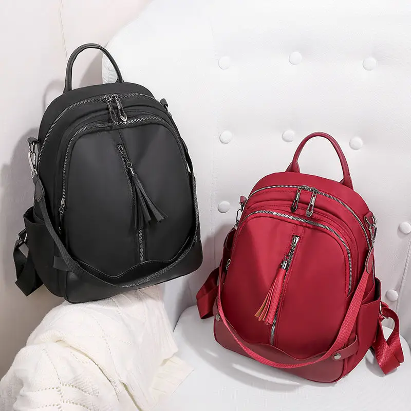 

Backpack female Korean version of Oxford cloth bag female new multifunctional travel bag large capacity pretty girl shopping bag