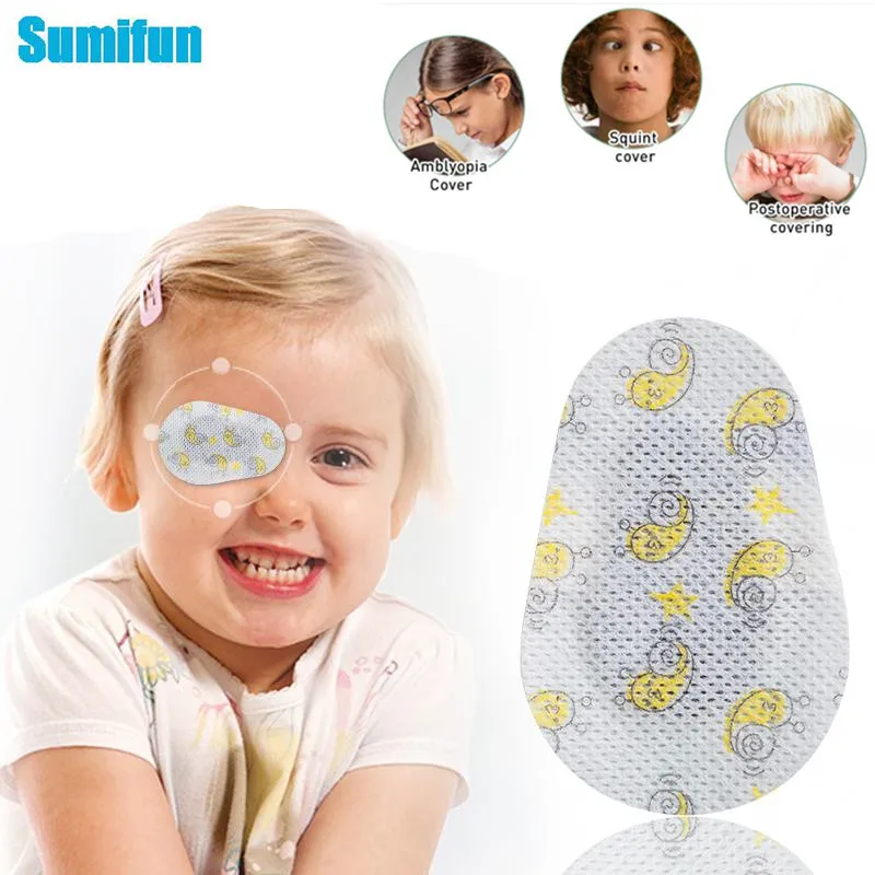 

10/20Pcs Children Occlusion Medical Eye Soft Mask Amblyopia Sight Training Eyeshade Amblyopia Orthoptic Corrected Eye Patc
