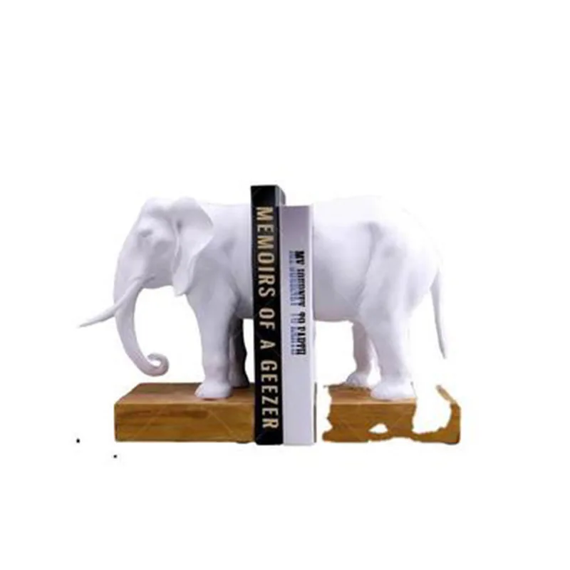 

Аксессуары для домашнего декора, подставки для книг, искусственный слон, миниатюрная модель для творчества, ручная работа, X4433
