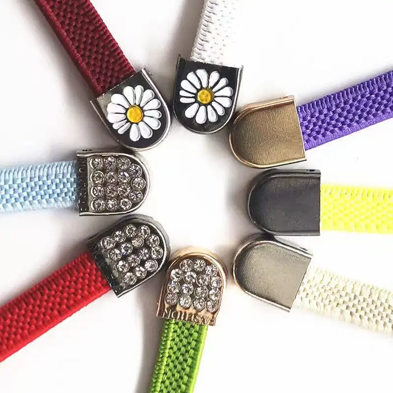 1 Pair No Tie Shoelaces Elastic Shoe laces Outdoor Leisure Sports Flat Shoelace For Kids And Adult Lazy Press Lock Boots Laces