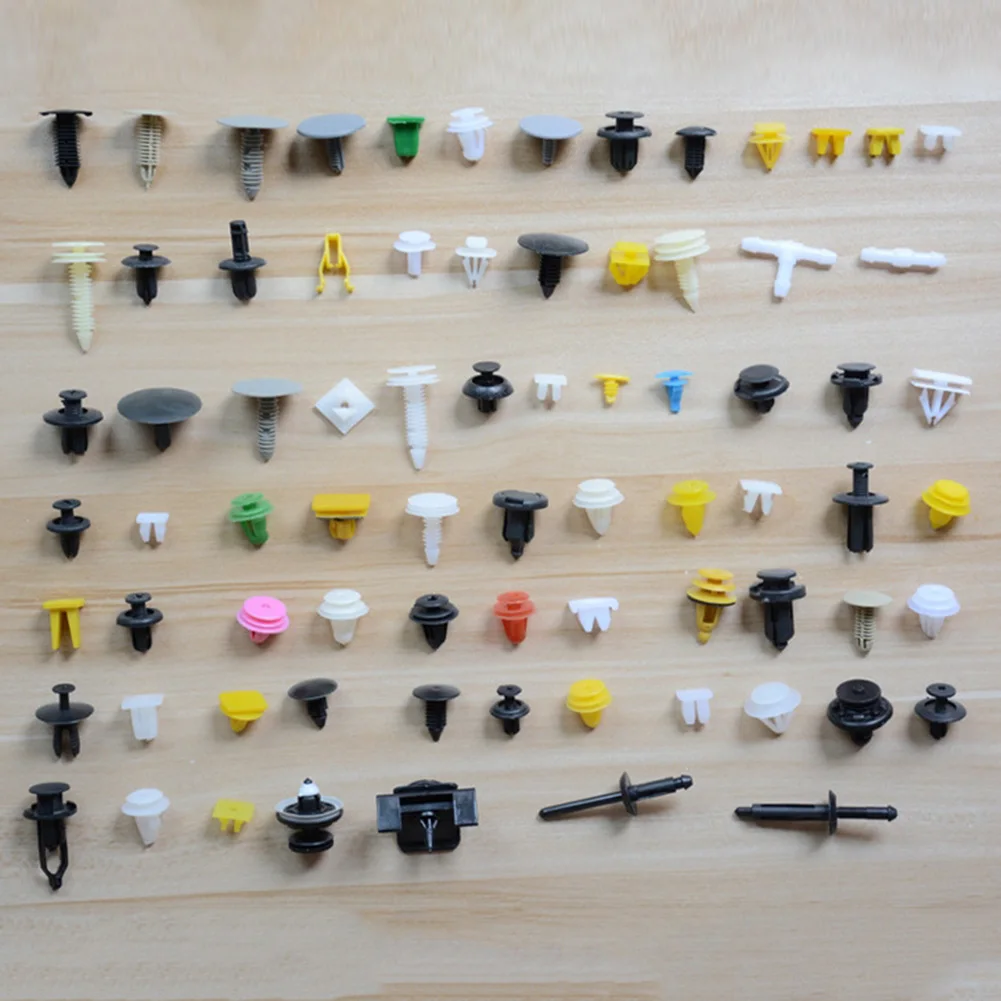 

200PCS Car Rivet Universal Replacement Snaps Accessory Assortment Clip