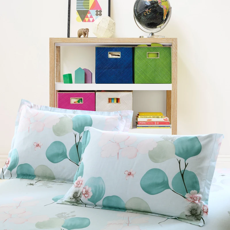 Роскошная простыня Геометрическая с цветами в клетку наволочка Королевский