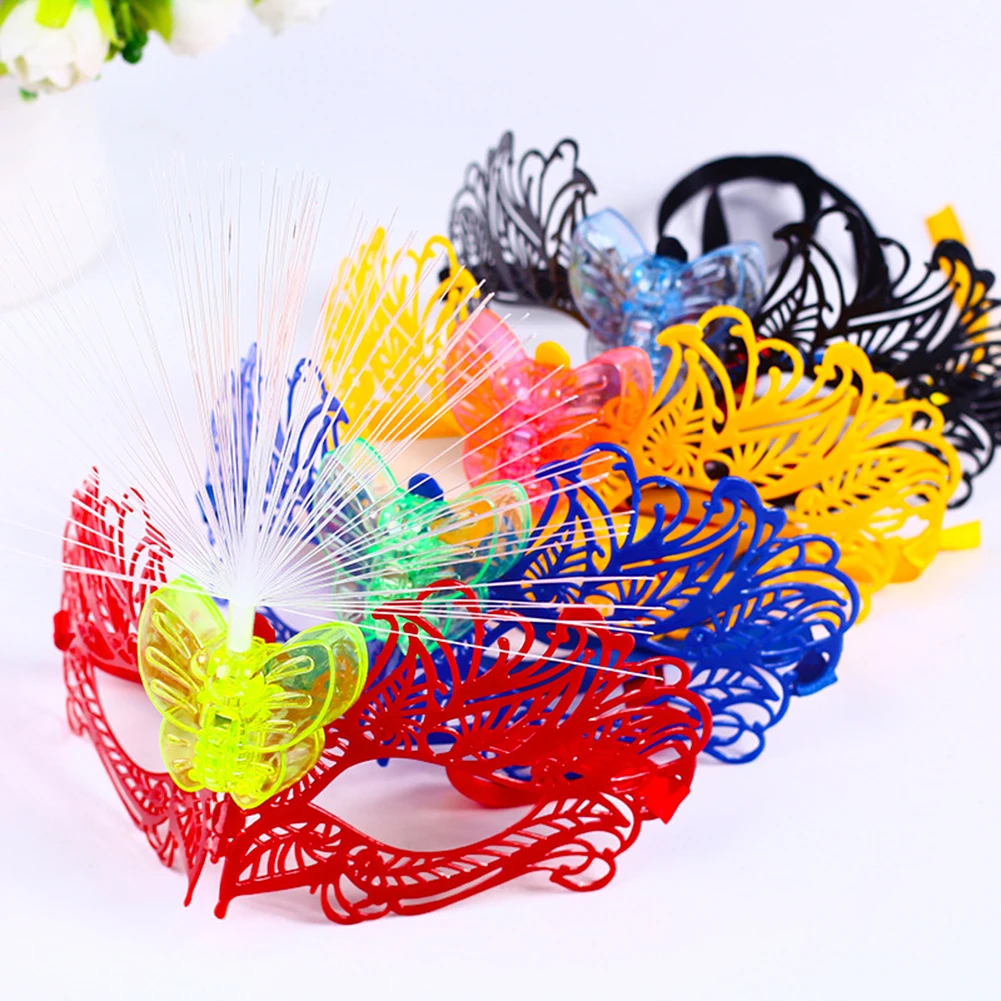 Светодиодный маска для Хэллоуина с защитой от пыли 7 цветов светящаяся зарядкой