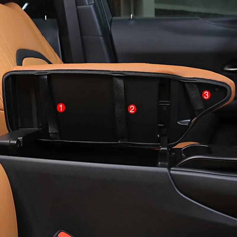 Tonlinker ящик в салон для хранения в подлокотнике чехол наклейка s для LEXUS UX-20 автомобильный Стайлинг 1 шт. ТПУ кожаный чехол наклейка