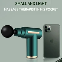 deep tissue muscle mini massage gun body shoulder back neck massager fitness athletes relaxation slimming shaping pain relief