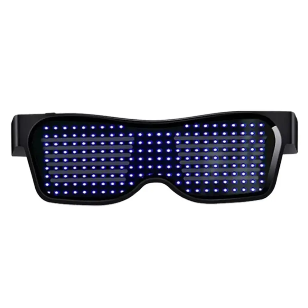 Blue Волшебная светодиодная вспышка с Bluetooth, Led, вечерние, стекло, приложение, управление, Светящееся Стекло, es, USB зарядка, сделай сам, приложение, управление, многоязычная, быстрая вспышка, Led - Цвет: Blue