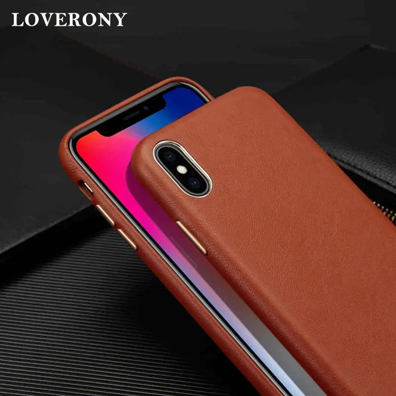 Кожаный чехол LOVERONY для Apple iPhone XS MAX XR X защитная задняя крышка роскошный