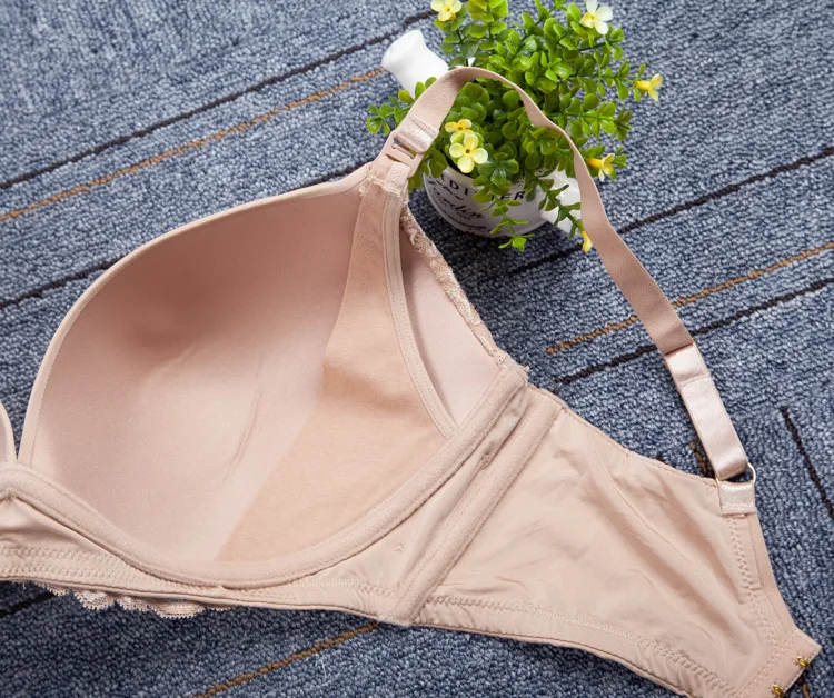 Удобное женское нижнее белье большого размера чашечки 3/4 кружевной край глубокий