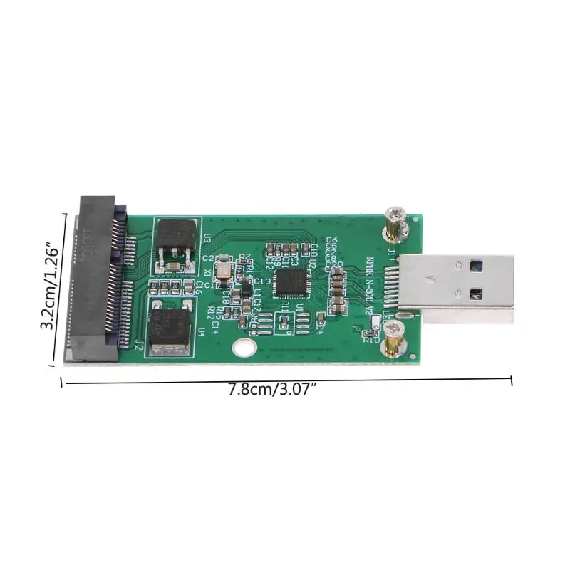 

USB 3.0 to Mini PCIE mSATA SSD mSATA to USB 3.0 SSD don't need USB cable NEW