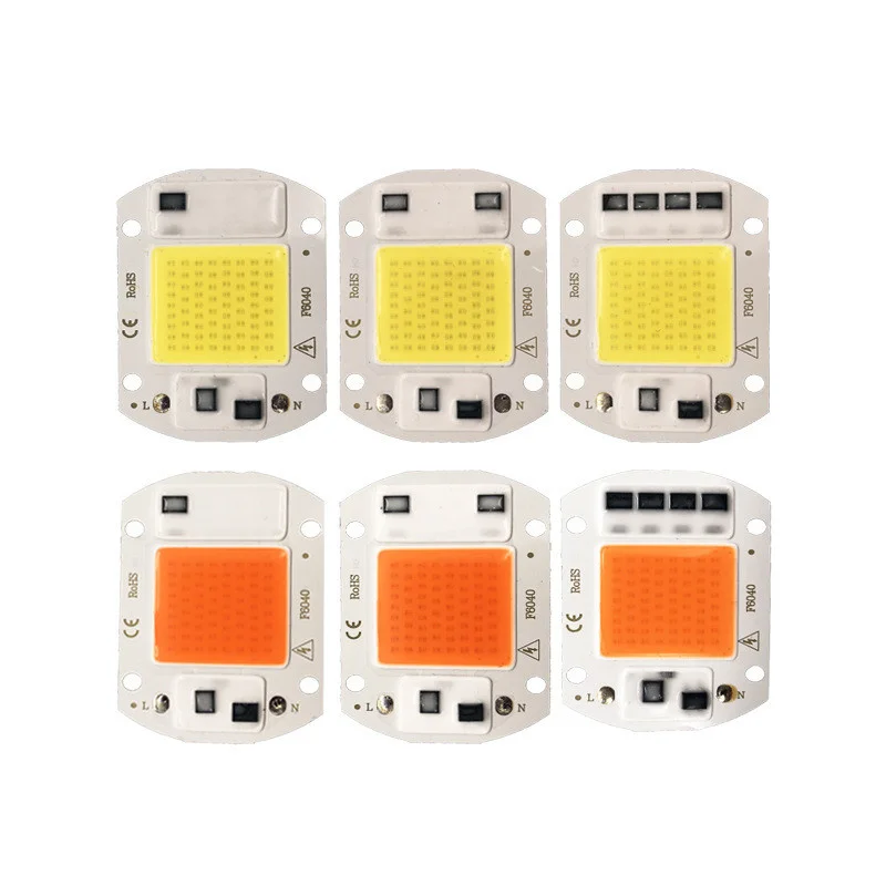

10pcs/lot LED COB Chip 20W 30W 50W 220V 110V Smart IC No Need Driver LED Bulb Lamp for Flood Light Spotlight Diy Lighting B5307