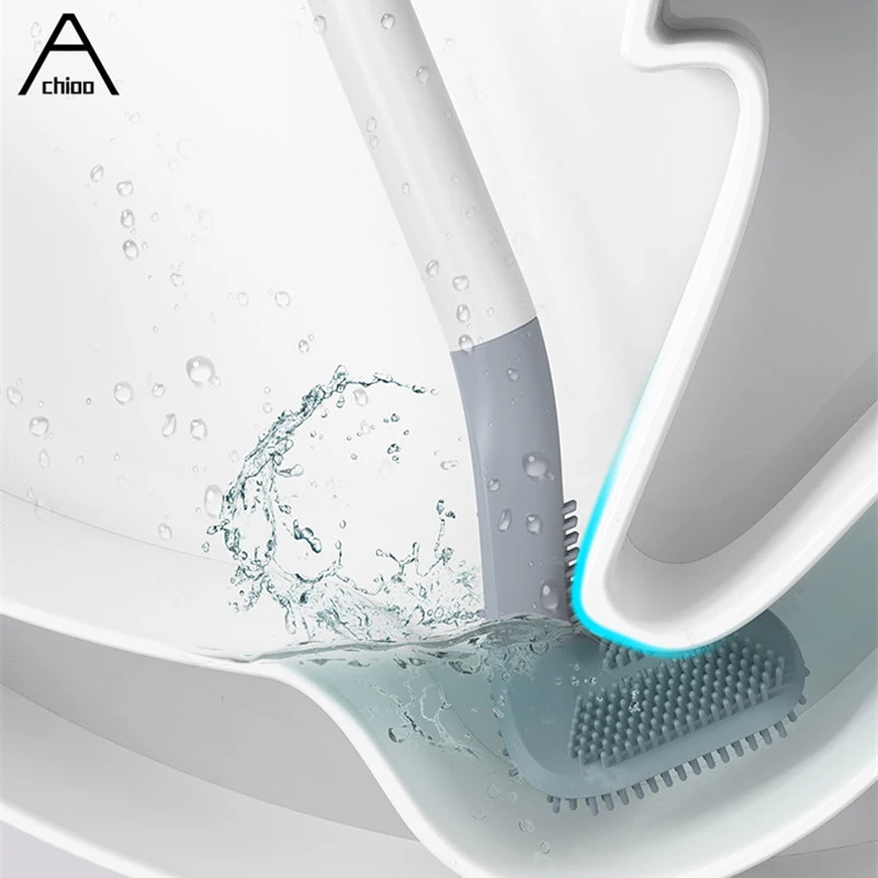 Креативная силиконовая щетка для гольфа Щетка Для Чистки унитаза настенная