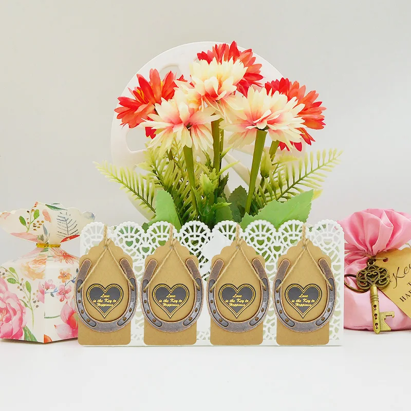 20 шт. металлическая подвеска подковы для свадебного торжества оформление