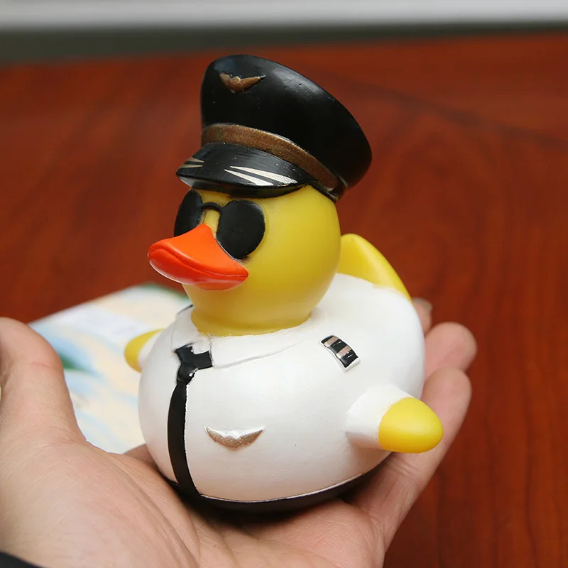 Резиновая утка для детского душа ESALINK милая водная игрушка-пилот творческий