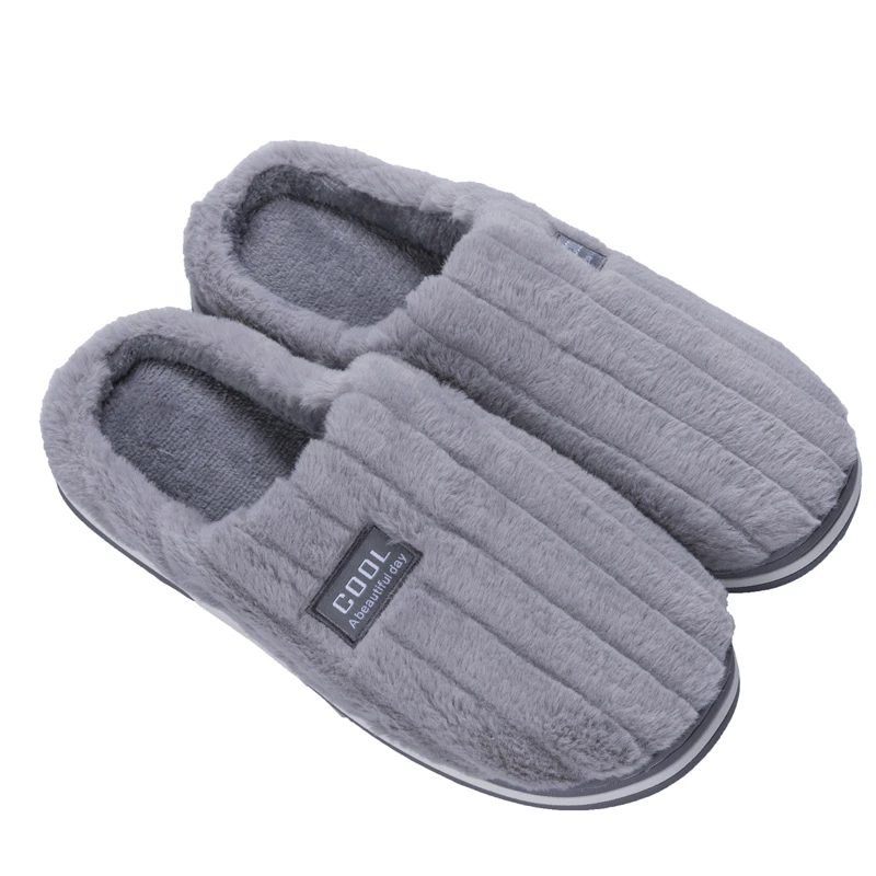 KushyShoo/женские тапочки Комнатные Простые однотонные зимние теплые хлопковые