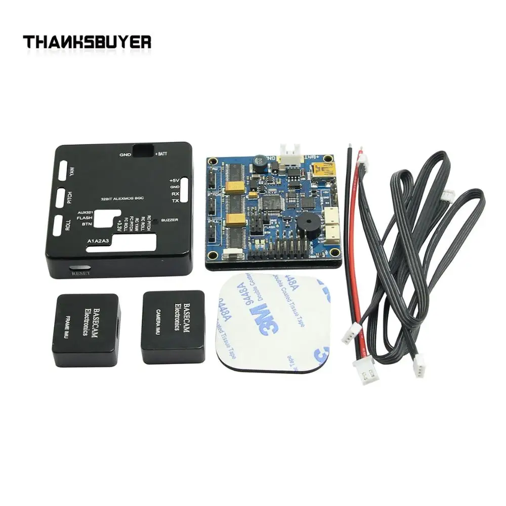Корпус с ЧПУ AlexMos 3 оси 32 бит Бесщеточный Стабилизатор для FPV/Ручной PTZ|controller