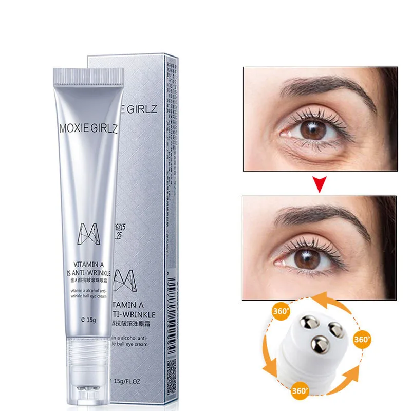 

15g Cosmetics Vitamin Eye Cream Anti-Wrinkle Anti-Age Remove Dark Circles Eye Against Puffiness Bags Hydrate Eye Cream Skin Care