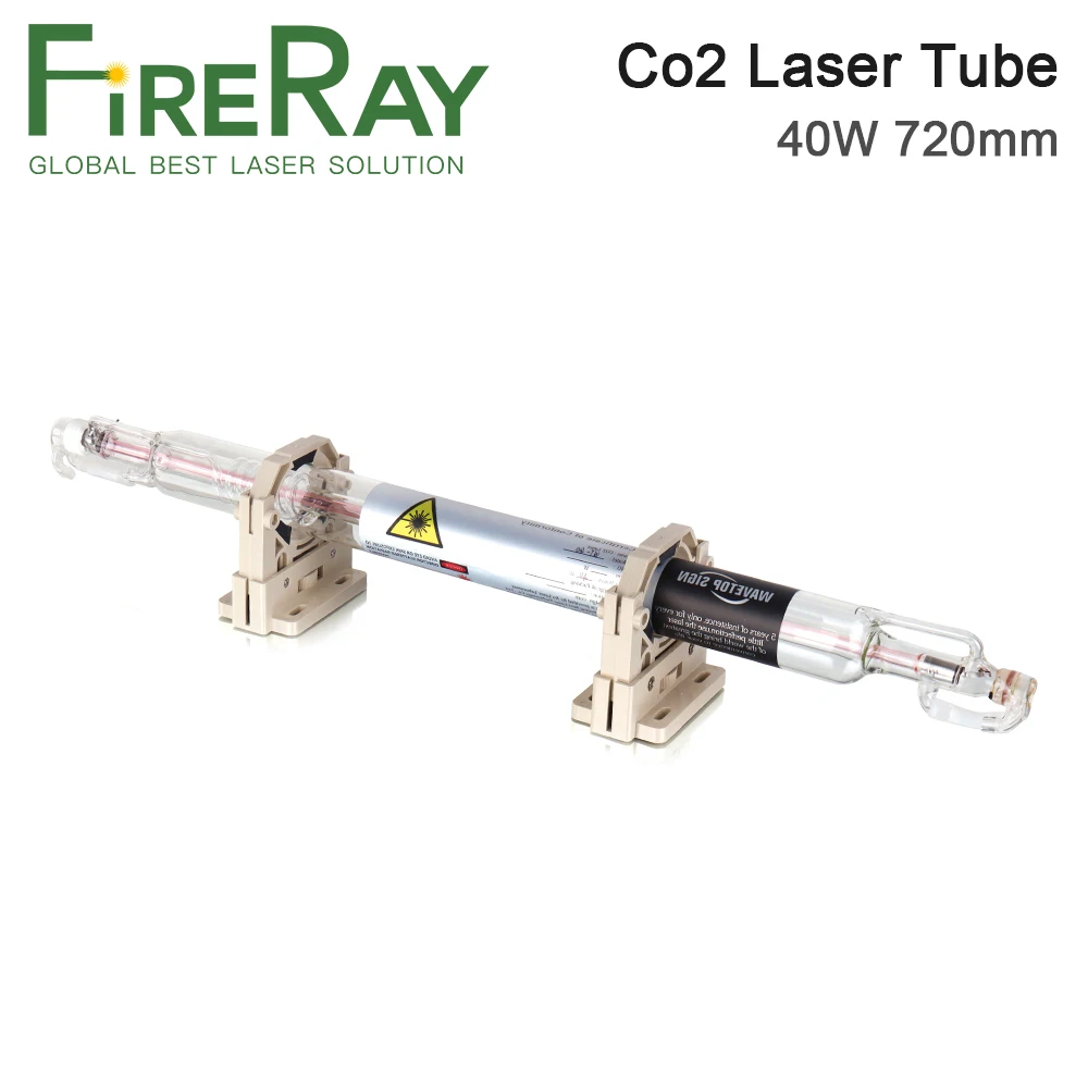 FireRay Co2 Glass Laser Tube Dia 50mm 40W 720mm 50W 820mm Glass Laser Lamp for CO2 Laser Engraving Cutting Machine