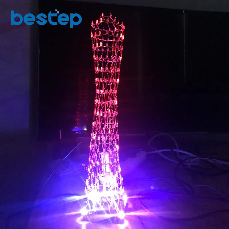 Комплект кубиков света Guangzhou Tower маленький Поясничный светильник MCU музыкальный