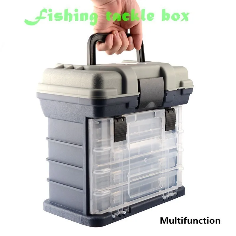 Многофункциональный ящик для рыболовных снастей портативный Интегрированный
