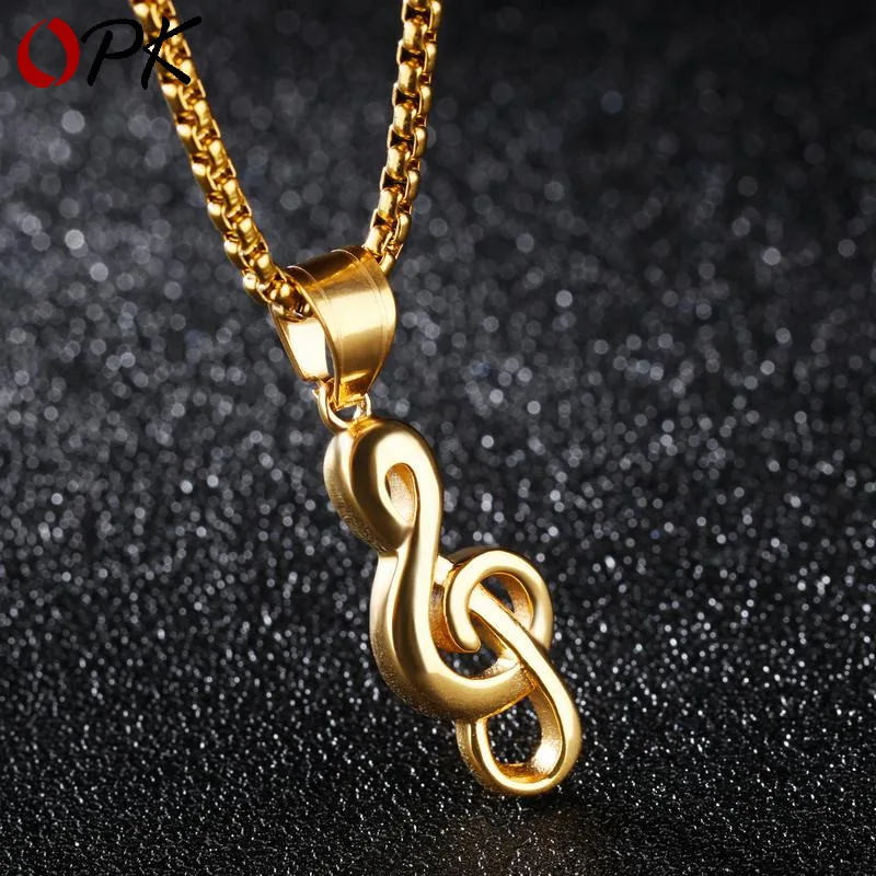 OPK японское и корейское поп креативное музыкальное ожерелье с подвеской из