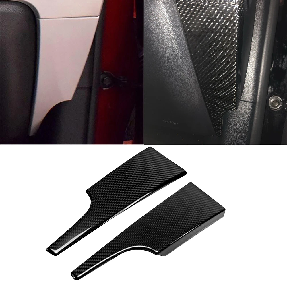 

Real Carbon Fiber Central Control Panel Cover Decorative Trim Fit for Ford Mustang 2015-2020 Interior Car Accessories