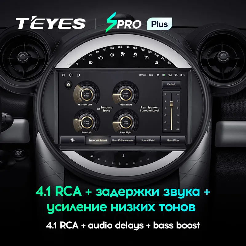 TEYES SPRO Plus Штатная магнитола For БМВ Мини BMW Mini 2010 - 2016 Android 10 до 8-ЯДЕР 4 + 64ГБ 32EQ DSP 2DIN