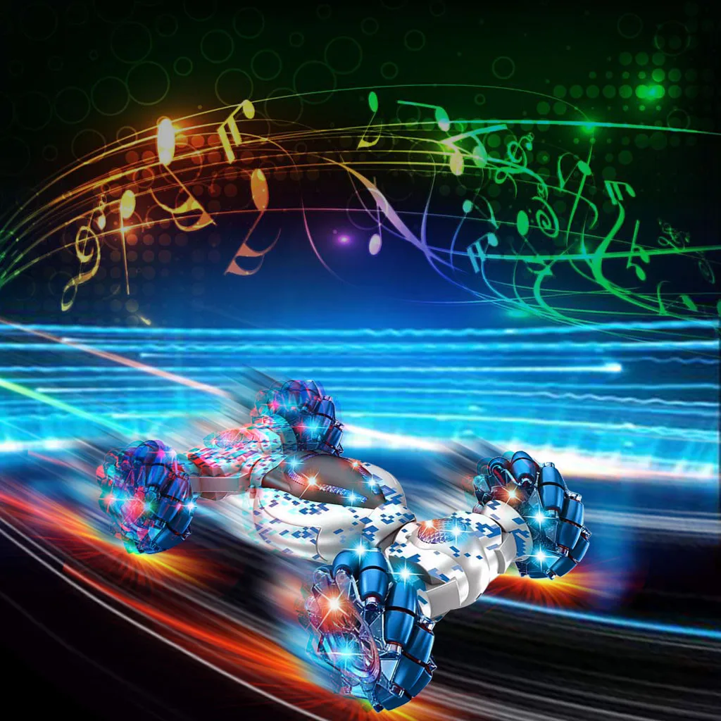 Xmas Stunt RC автомобиль жесты чувствительный скручивающийся дрейф Вождение игрушка