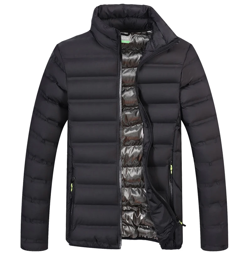Мужской светильник ветровка приталенная зимняя куртка Мужская парка пальто