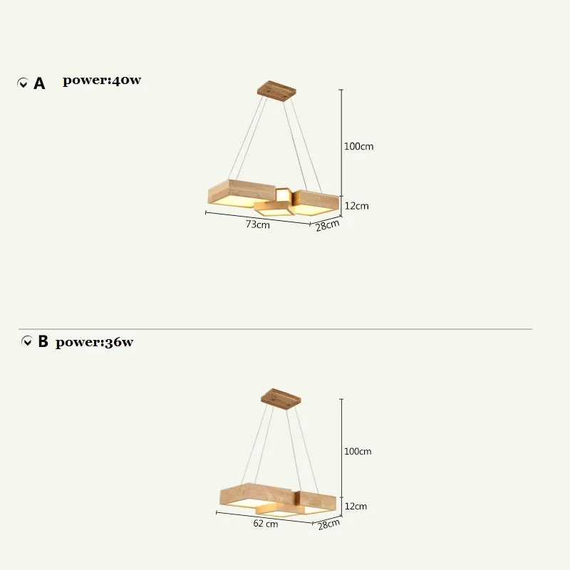 LukLoy LED скандинавский светильник подвесной креативная Подвесная лампа из дерева