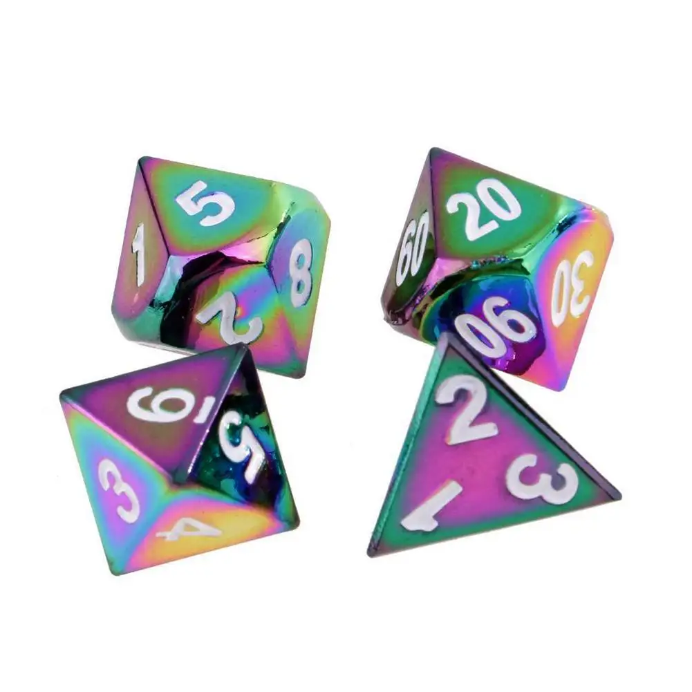 

Fidget Toys Dice Set Rainbow Dice For Dungeons Dragons Toys Dice Product Description Gifts and Dropship Multi-sided
