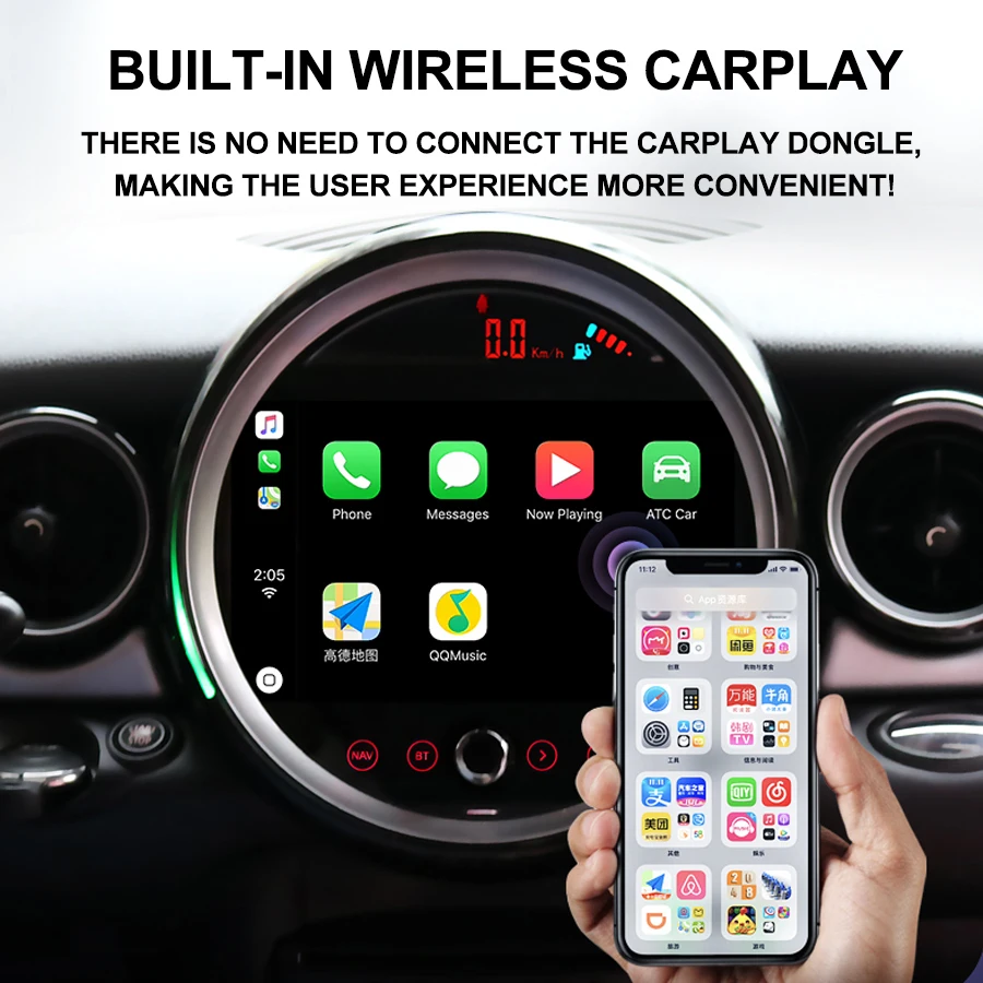 Android 10 0 Авторадио экран для MINI COUNTRYMAN R60 R54 COOPER GPS навигация радио головное