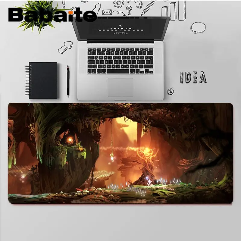 

Babaite Top Quality Ori and the Blind Forest Rubber Mouse Durable Desktop Mousepad Free Shipping Large Mouse Pad Keyboards Mat