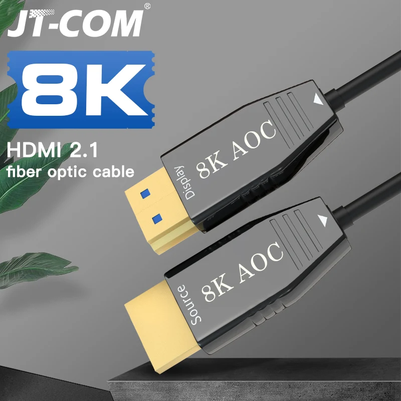 8K кабель 2 1 120 Гц 48Gbs оптического волокна совместимому с HDMI 0 ультра высокой