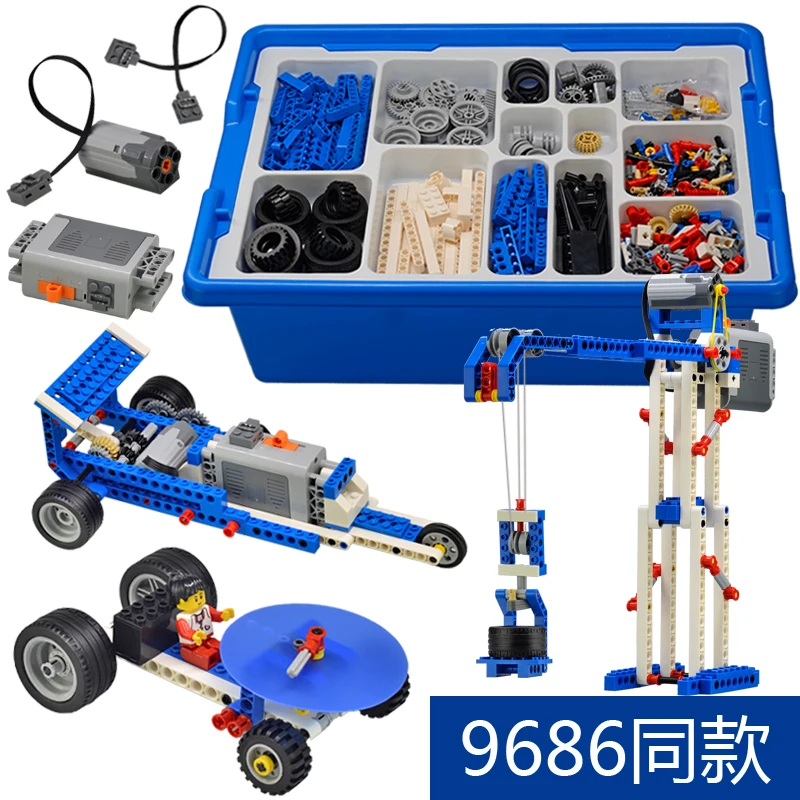 Высокотехнологичные детали для строительных блоков 9686 DIY 9656. Набор аксессуаров