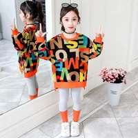kids clothes suit girls autumn clothing fashion casual children letter sweater leggings 2pcs girls tracksuits 5 6 8 10 12 years