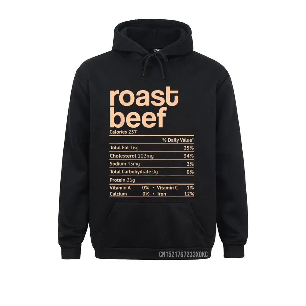 

Roast Beef Nutrition Facts Funny Thanksgiving Christmas Food Hoodie Birthday Hoodies For Men Oversized Labor Day Sweatshirts