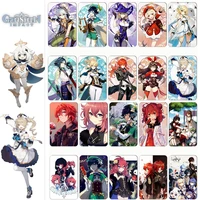 genshin impact venti dilc leize xiao dainsleif cosplay card stickers anime accessories kawaii costumes props decorations gifts