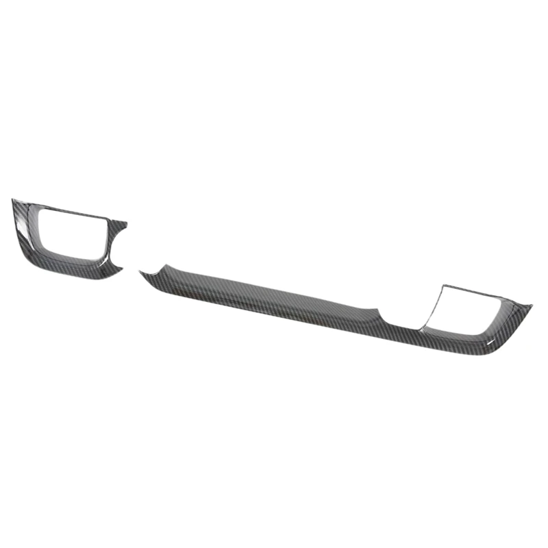 

Front Side Air Vent Cover Trim for Honda Jazz 2020 2021 Carbon Fiber AC Outlet Decoration Frame Trims Stickers LHD