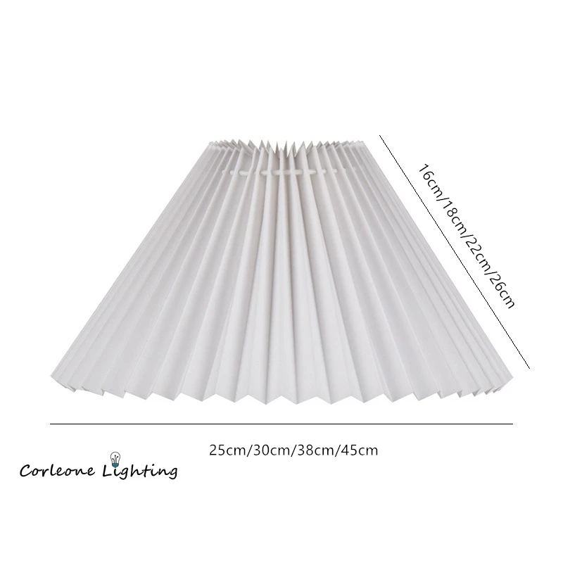 

Japanese Yamato Style Table Lamp Vintage Cloth Lamp Shades for Table Lamps Bedroom Study Tatami Muticolor Pleated Lampshades