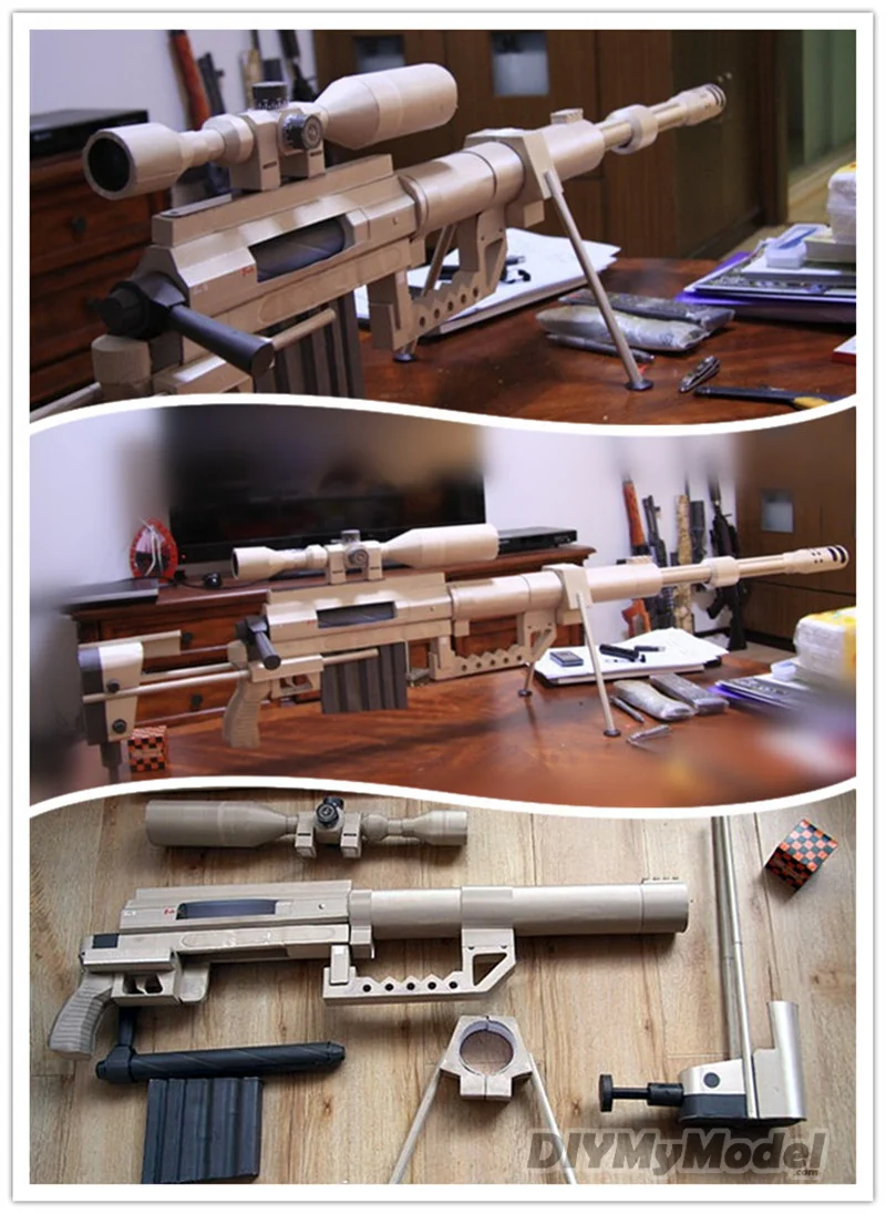 DIYMyModeI в масштабе 1:1 вмешательство чейтака тяжелая снайперская винтовка пистолет