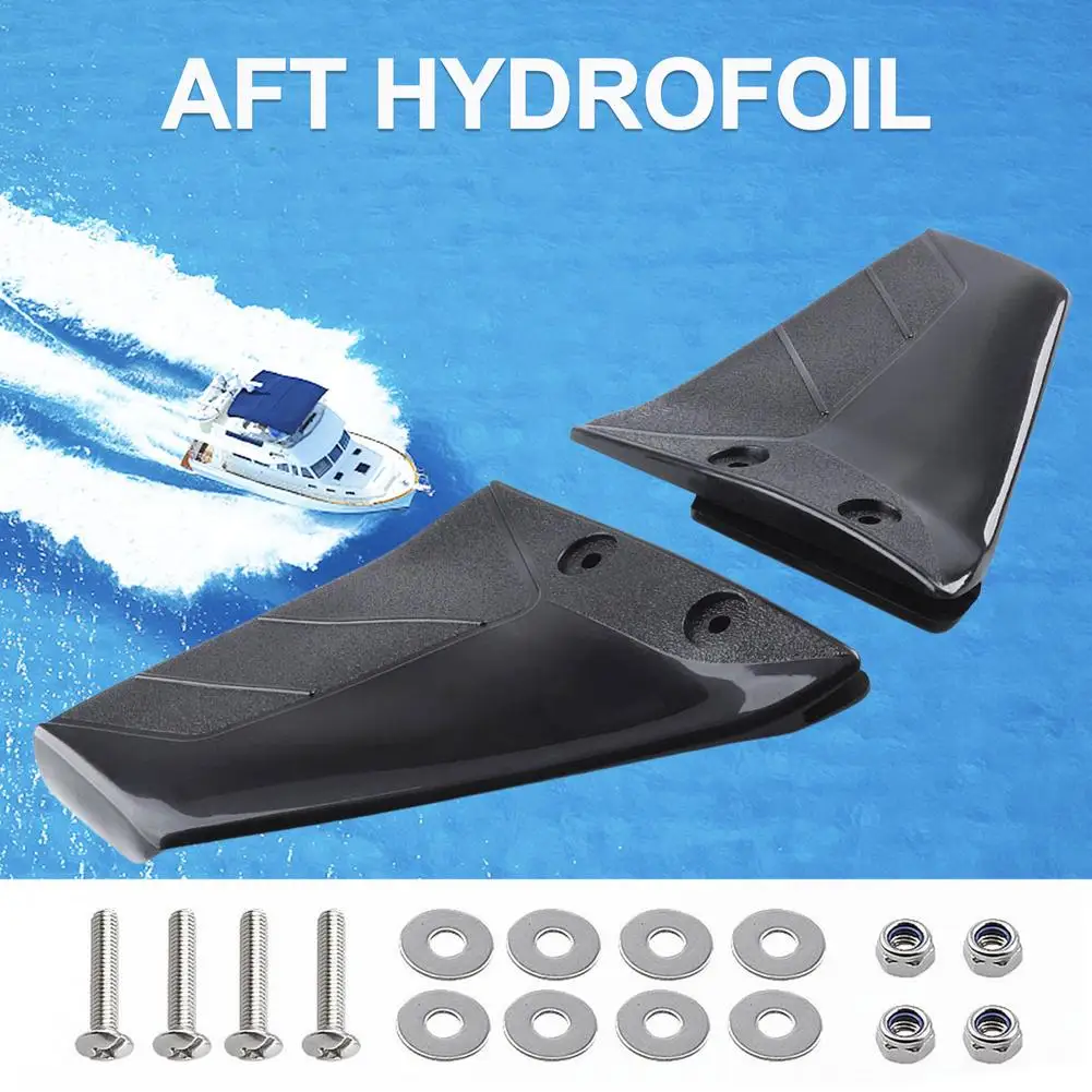 Hydrofoil Stabilizer With Bolt Nut Marine Accessories Boat Yachat Wave Board Horsepower Motor Engine Components For 4-50HP