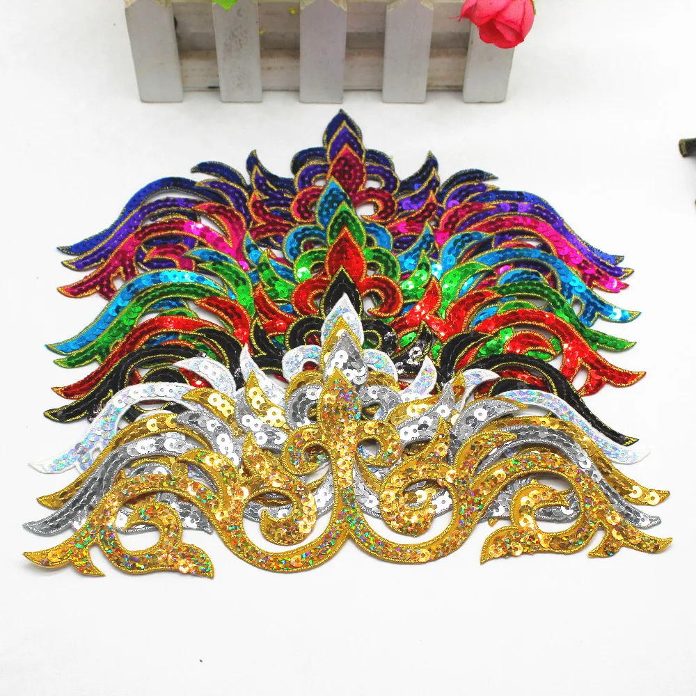 Утюжок на искусственную корону вышитые патчи аксессуары для волос пайетка