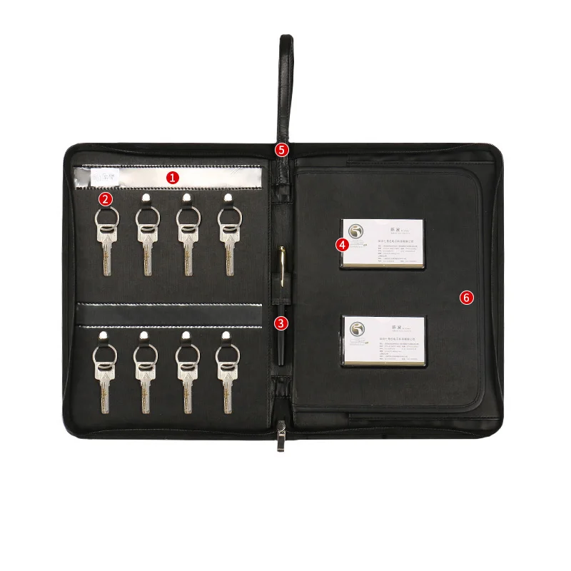 Многофункциональная папка книжка A4 из искусственной кожи сумка менеджера с