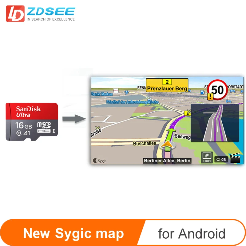 Автомобильная gps карта micro SD карты 16 ГБ для Sygic Карта Andriod система навигации новая карта бесплатное обновление Европа Россия Испания Ближний Восток
